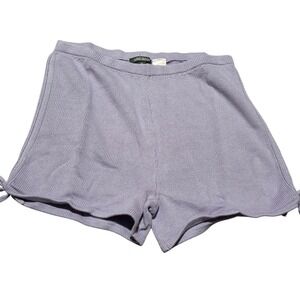Wild Fable Lavender Knit Sweater Lounge Shorts Drawstring NWT 100% Cotton XS